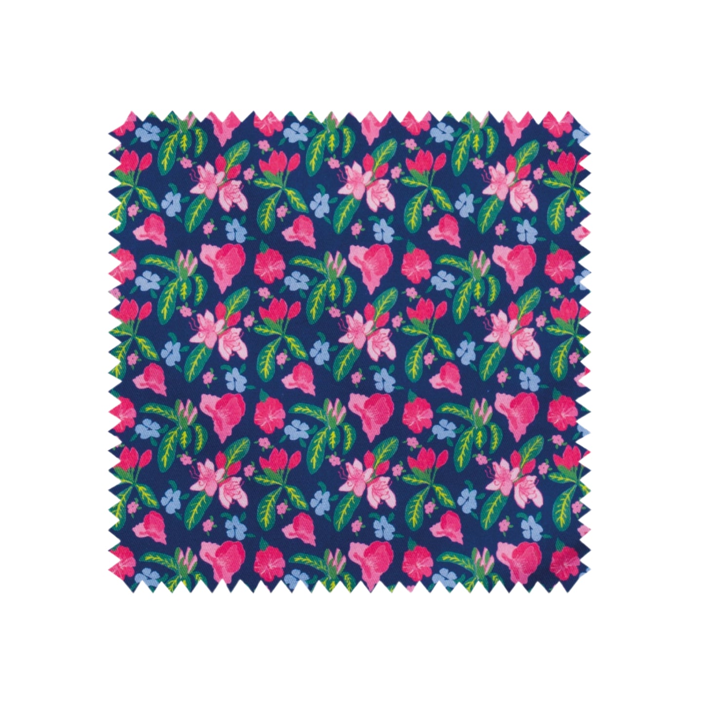 Blossom navy Tea towel
