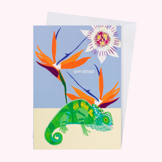 Happy Birthday Chameleon card