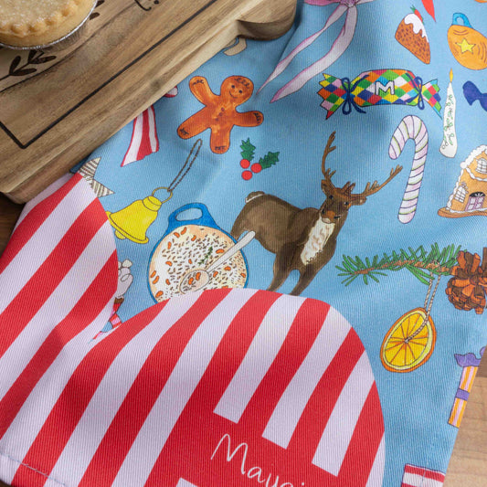 Christmas Nostalgia Tea towel duo