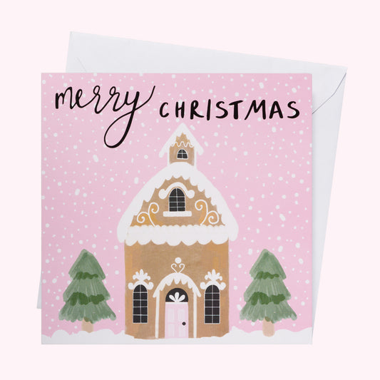 Christmas gingerbread card