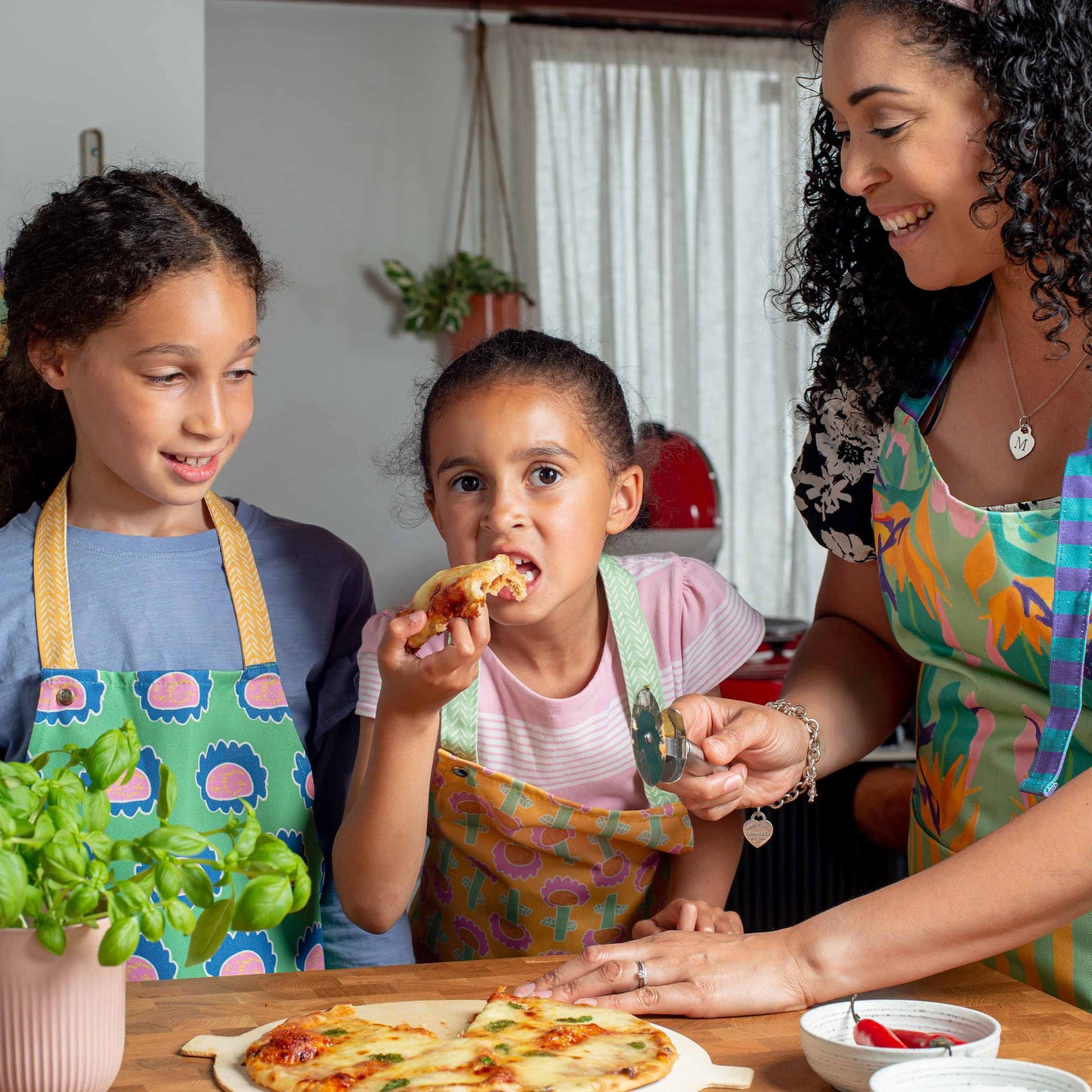 Flower Power children's apron