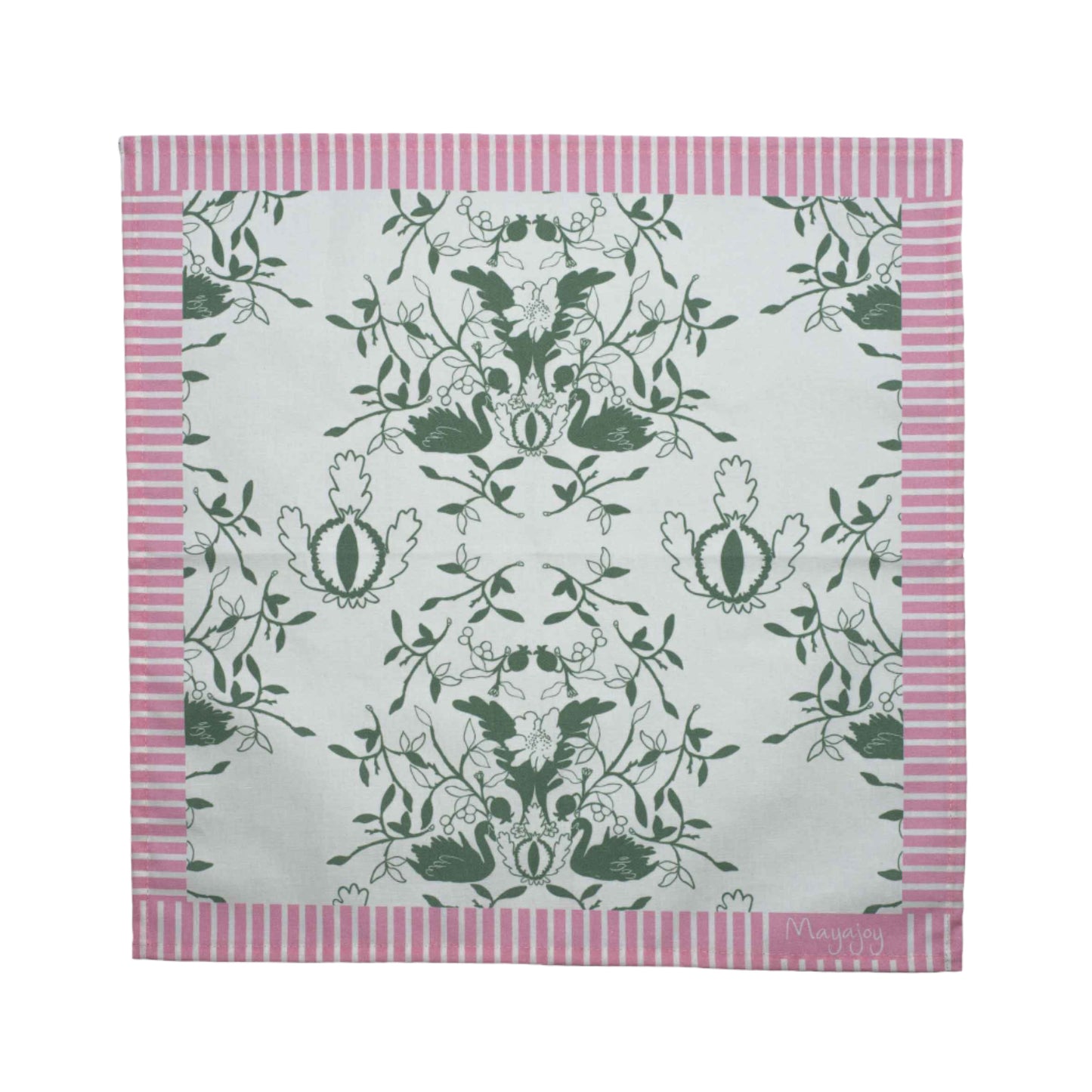 Christmas Swan cotton Napkin