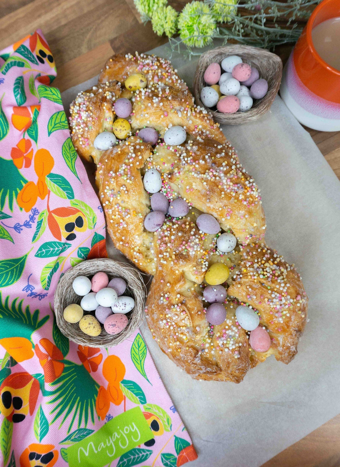 Mini Egg Easter brioche