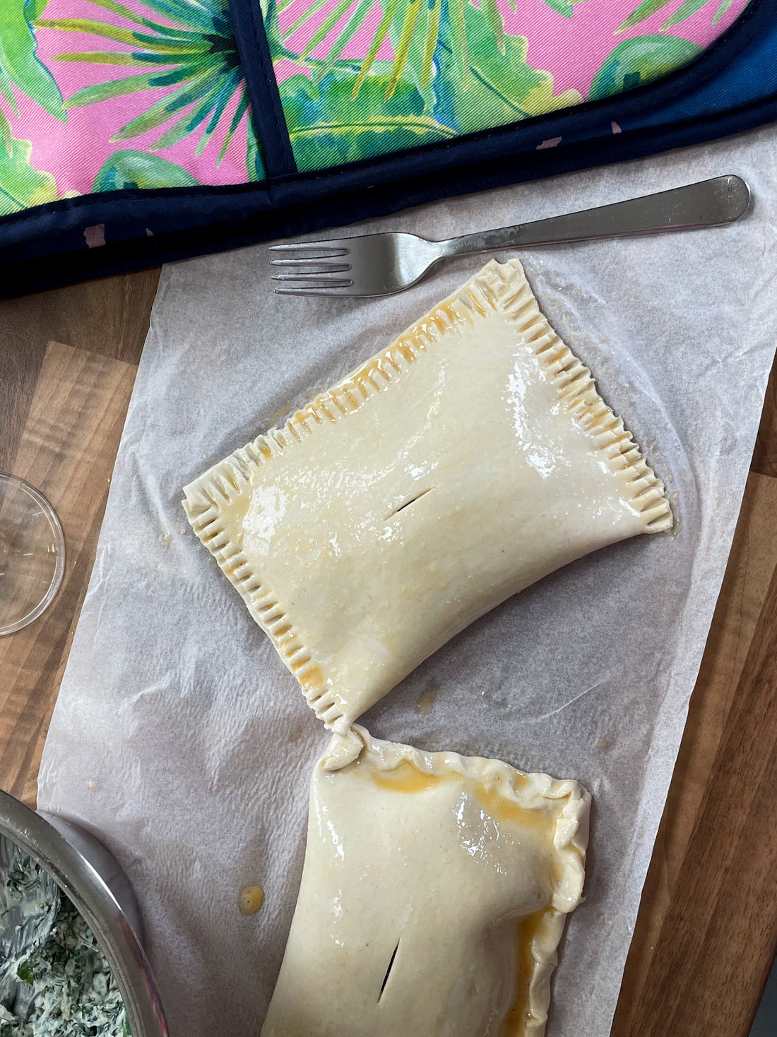 Salmon encroute for ladies who lunch