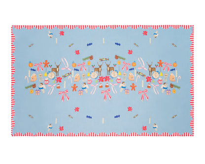 Christmas Nostalgia linen table cloth