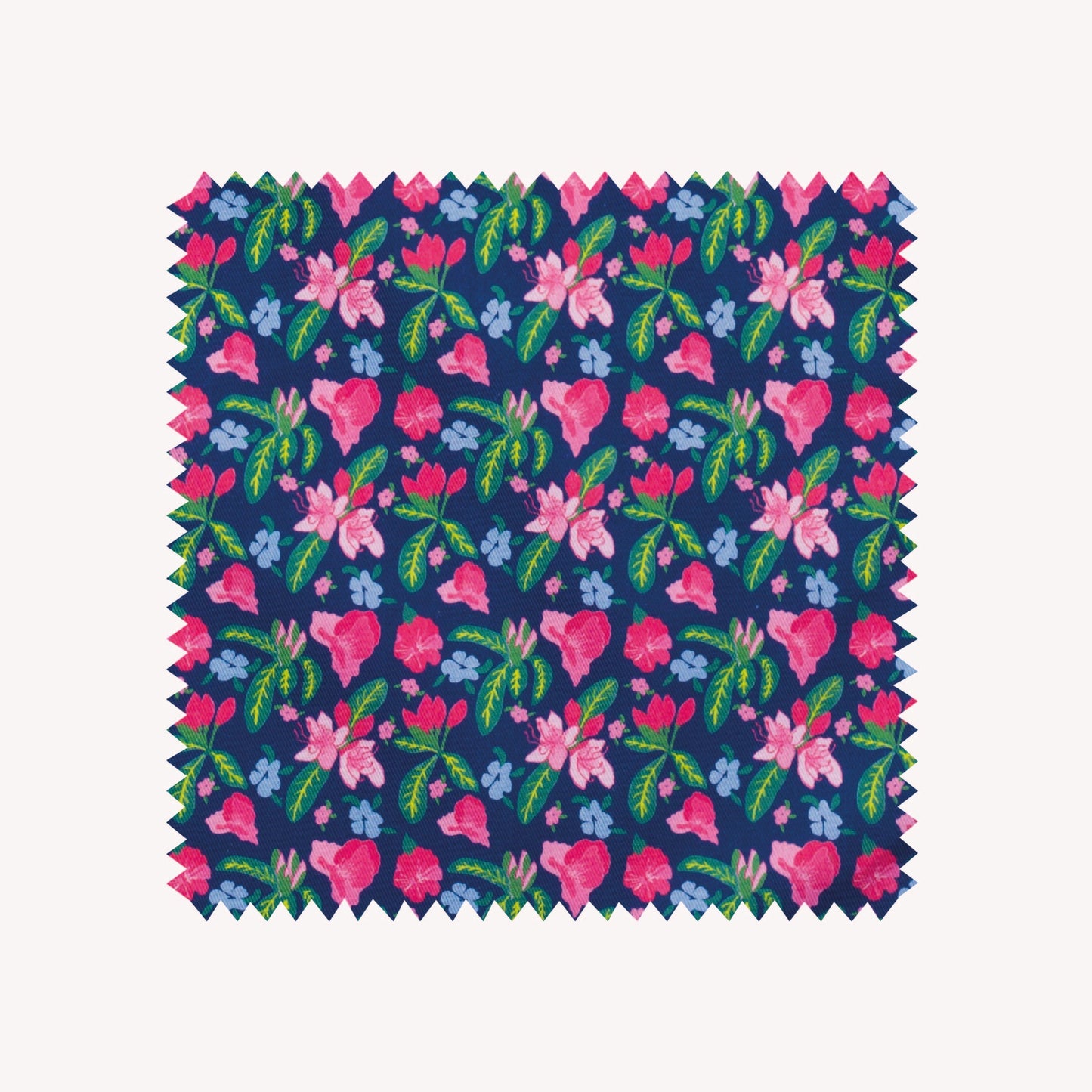 Blossom navy Tea towel