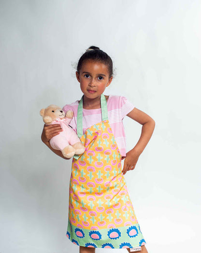 Floral sunshine children's apron