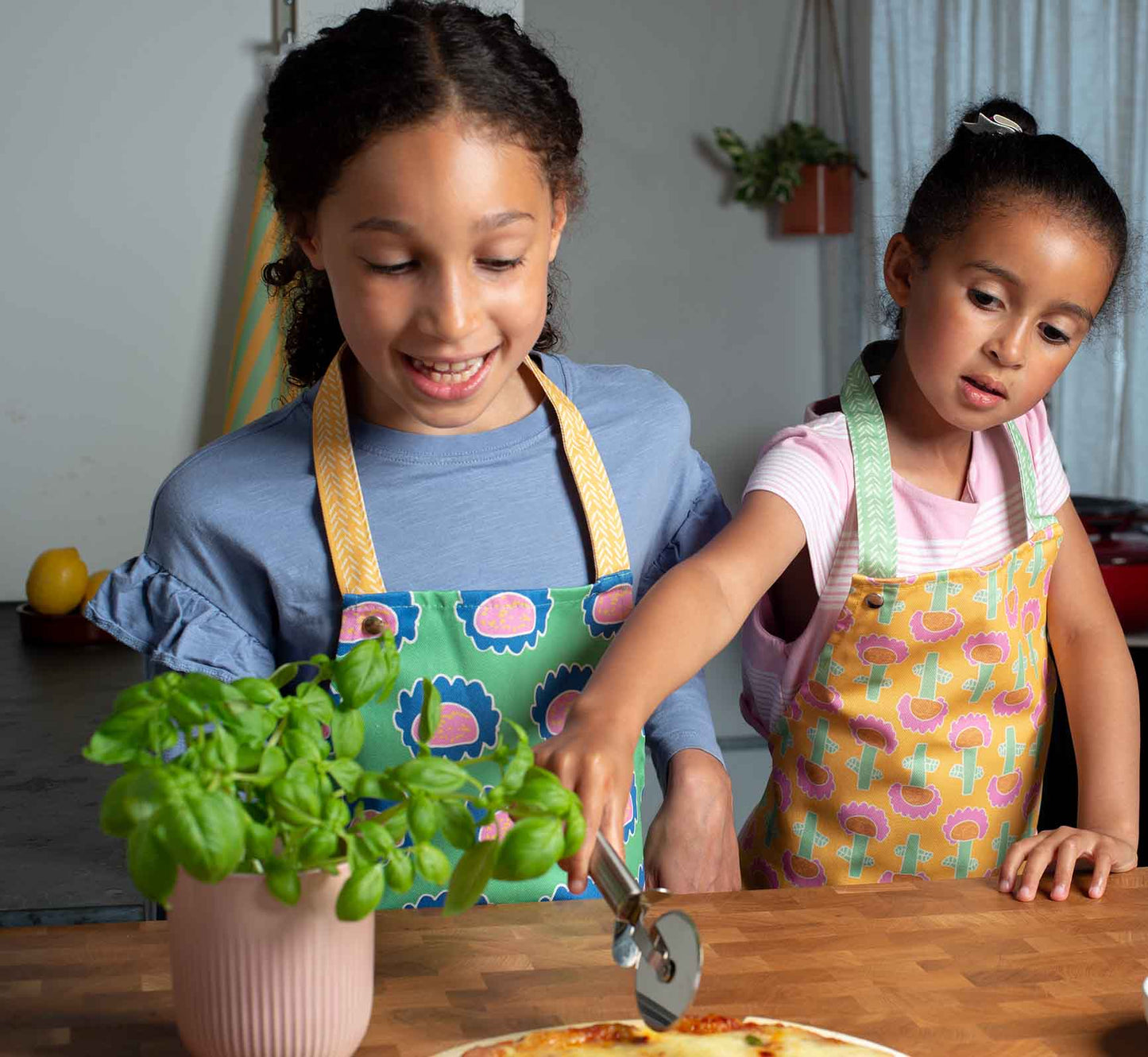 Floral sunshine children's apron